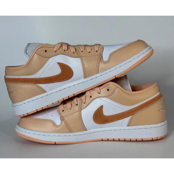 Jordan Air Jordan 1 Low Sneakers Men Sunset Haze White Peach Orange New - Picture 2 of 4